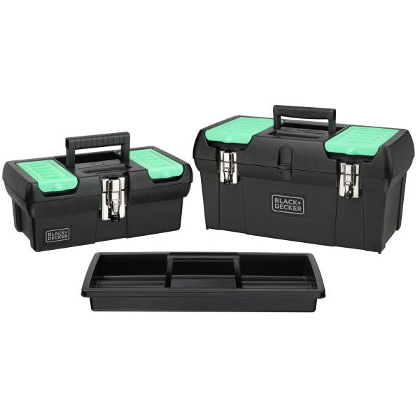BLACK+DECKER reviva™ Toolbox Bundle, Tool Storage Organizer, 19" and 1