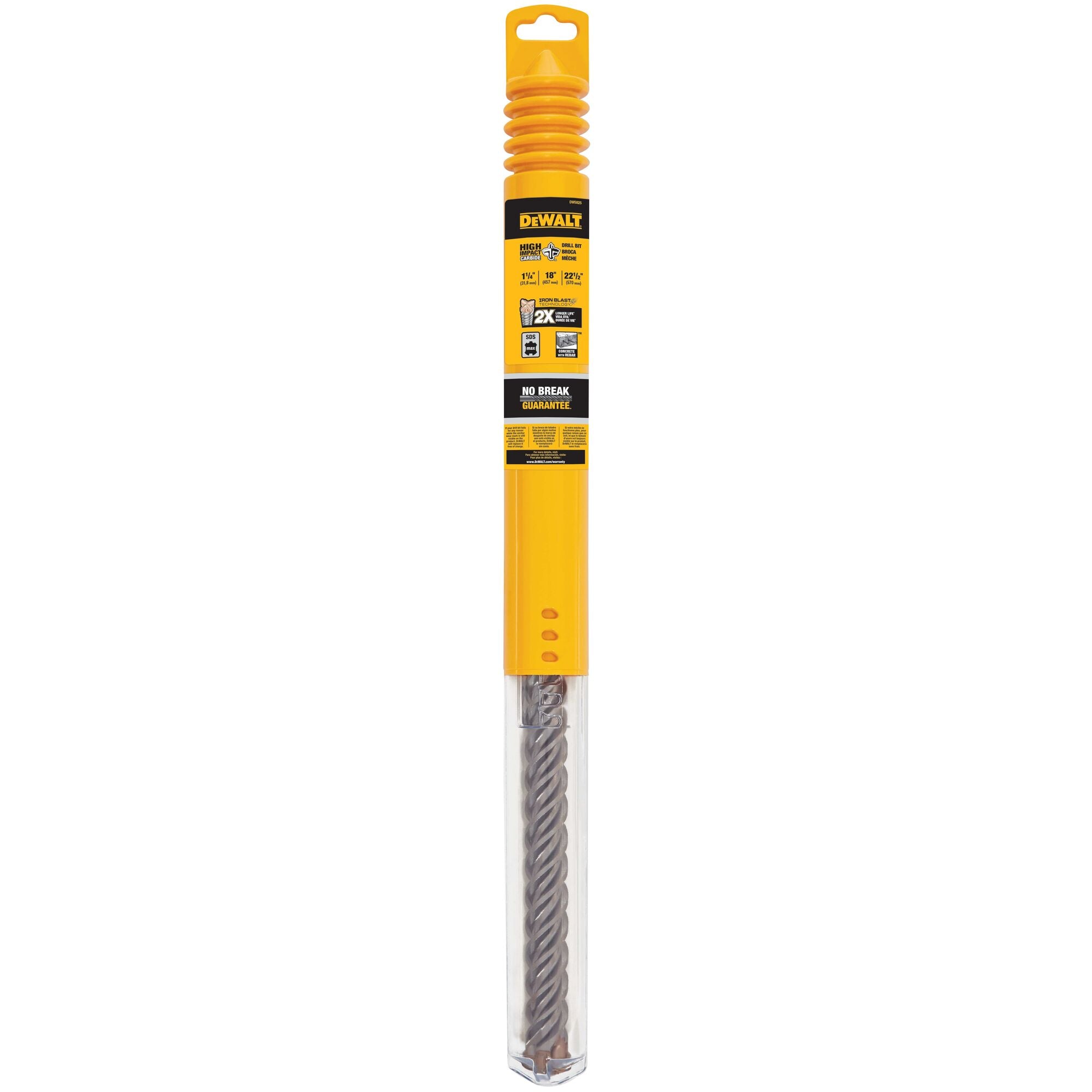 DEWALT Sds Max Bit For Rotary Hammer 4 Cutter 1 1 4 Inch By 21 1 2 I dewalt-sds-max-bit-for-rotary-hammer-4-cutter-1-1-4-inch-by-21-1-2-i