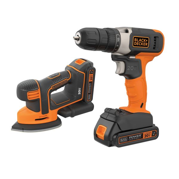 Path Sander BLACK+DECKER 20V MAX* Drill And Sander Combo Kit - BD2KIT702DS